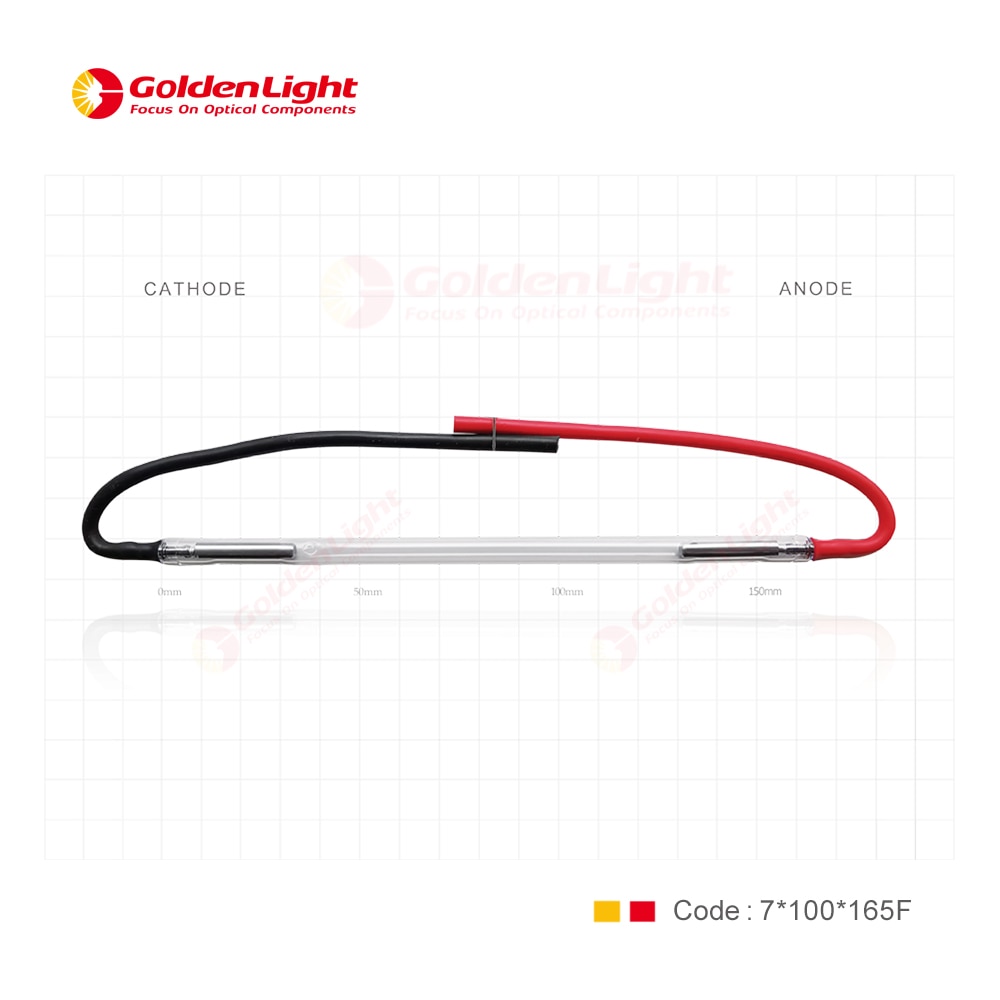 레이저 제논 램프, 크기: 레이저 용접 및 마킹/절단기용 7*100*165mm / xe-lampen /xe-램프